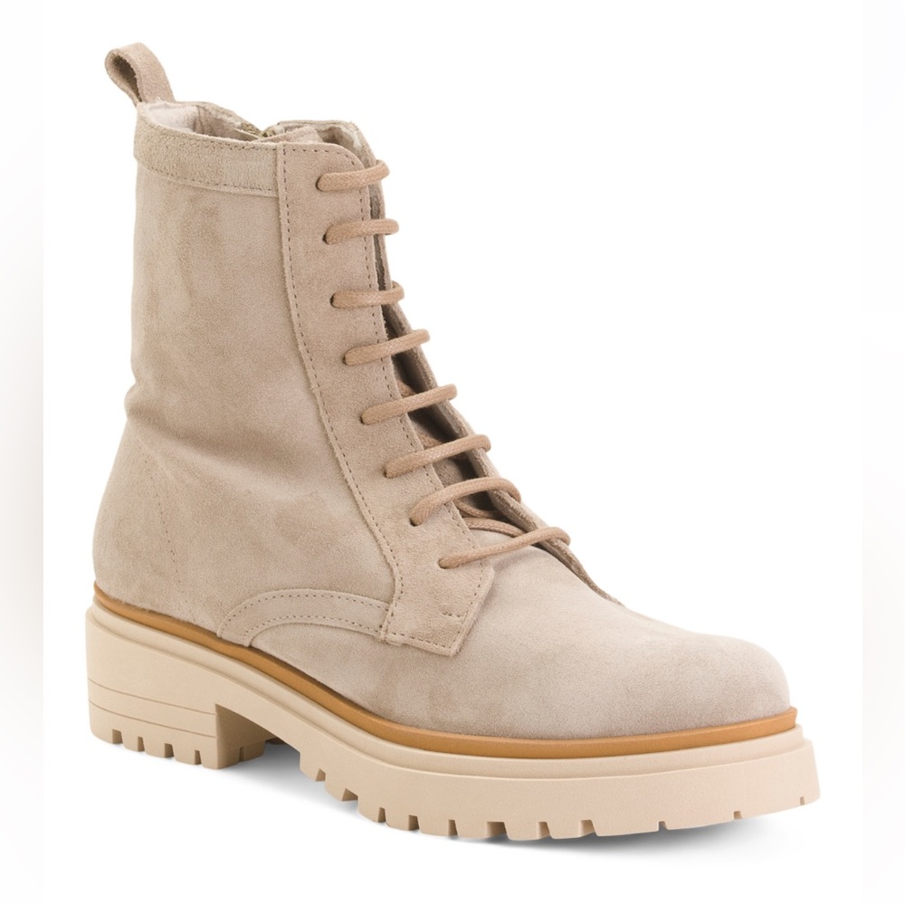 🎉LAST PIECE🎉BERTUCHI Made‎ In Spain Suede Laced Up Boots
